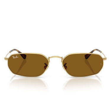 Ray-Ban Okulary Przeciwsłoneczne RB3947 001/33 Złoto Arista/Brązowe Unisex