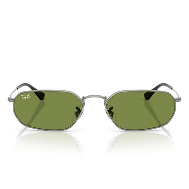 Ray-Ban Okulary Przeciwsłoneczne RB3947 004/4E Gunmetal/Zielone Unisex