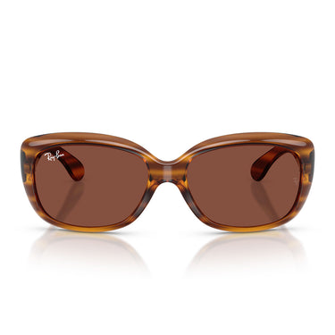 Ray-Ban Occhiali da Sole RB4101 820 C5 Jackie Ohh Marrone Striato Rosso Rosso Donna