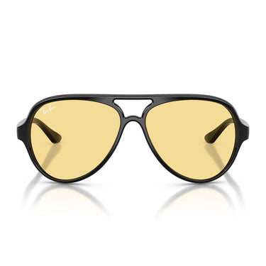Ray-Ban Occhiali da Sole RB4125 601 R6 Cats 5000 Nero Giallo Uomo