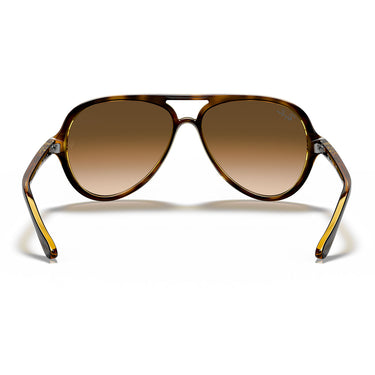 Ray-Ban Occhiali da Sole RB4125 710 51 Cats 5000 Marrone Chiaro Marrone Chiaro Sfumato Uomo 4
