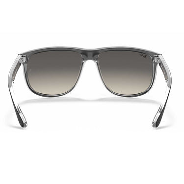 Ray-Ban Occhiali da Sole RB4147 603971 Boyfriend Nero Su Trasparente/Grigio Sfumato Unisex 3
