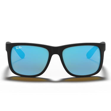Ray-Ban Sonnenbrille RB4165 622/55 Justin Schwarz/Blau Verlauf Unisex