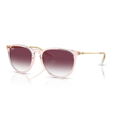 Ray-Ban Occhiali da Sole RB4171 67428H Erika Rosa Trasparente Viola Sfumato Unisex 2