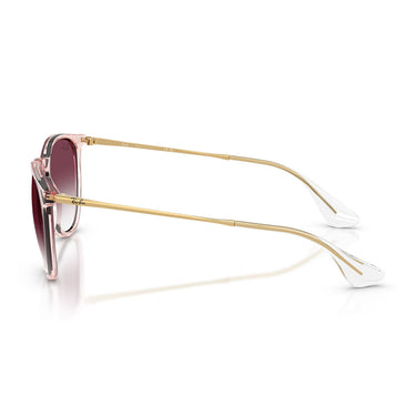 Ray-Ban Occhiali da Sole RB4171 67428H Erika Rosa Trasparente Viola Sfumato Unisex 3