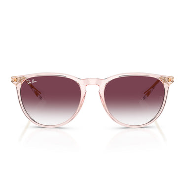 Ray-Ban Occhiali da Sole RB4171 67428H Erika Rosa Trasparente Viola Sfumato Unisex