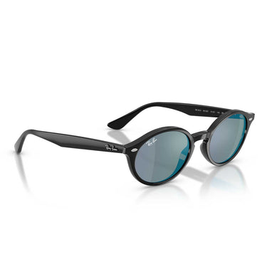 Ray-Ban Occhiali da Sole RB4315 601/8O Nero/Blu Specchiato Unisex 5