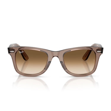 Ray-Ban Occhiali da Sole RB4340 682751 Wayfarer Ease Marrone Trasparente Marrone Sfumato Unisex