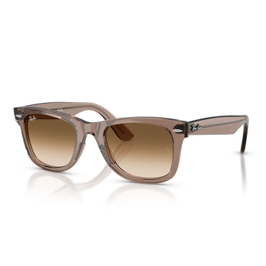 Ray-Ban Occhiali da Sole RB4340 682751 Wayfarer Ease Marrone Trasparente Marrone Sfumato Unisex 2