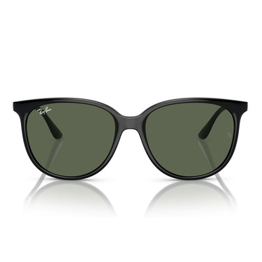 Ray-Ban Gafas de Sol RB4378 601/71 Negro/Verde Oscuro Unisex