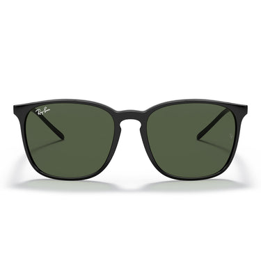 Ray-Ban Lunettes de Soleil RB4387 601/71 Noir/Vert Unisexe