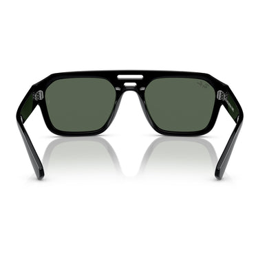 Ray-Ban Okulary Przeciwsłoneczne RB4397 667771 Corrigan Czarny-Ciemnozielony Unisex 3