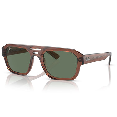 Ray-Ban Okulary Przeciwsłoneczne RB4397 667882 Corrigan Brązowo-Zielone Unisex 1