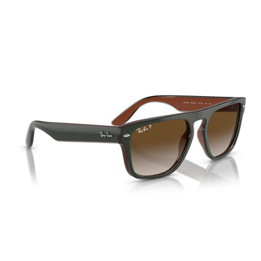Ray-Ban Okulary Przeciwsłoneczne RB4407 6732T5 Zielony Ciemny/Brązowy Unisex Polaryzowane 5