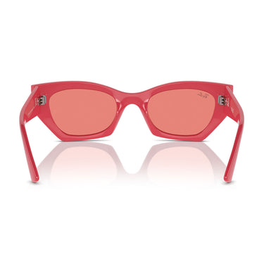 Ray-Ban Okulary Przeciwsłoneczne RB4430 676084 Zena Czerwony/Różowy Unisex 4