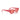 Ray-Ban Okulary Przeciwsłoneczne RB4430 676084 Zena Czerwony/Różowy Unisex 5