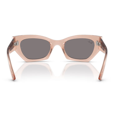 Ray-Ban Sonnenbrille RB4430 692573 Zena Rosa Transparent/Braun Unisex