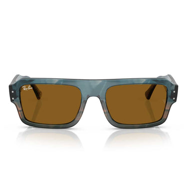 Ray-Ban Occhiali da Sole RB4454 145333 Lukas Marrone Blu/Marrone Unisex