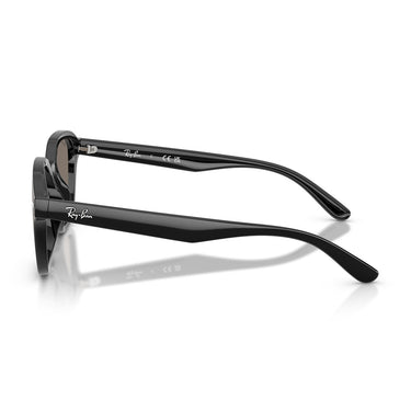 Ray-Ban Occhiali da Sole RB4458D 601 6V Nero Grigio Chiaro Specchiato Unisex 3