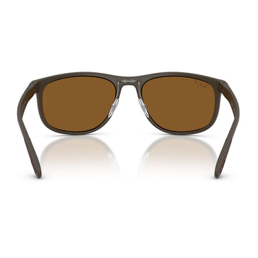 Ray-Ban Occhiali da Sole RB4468 6124BB Sabbia Marrone Bronzo Unisex Polarizzati 4