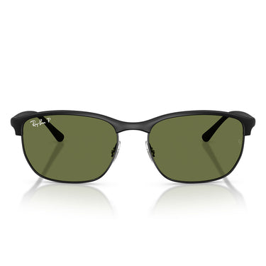 Ray-Ban Occhiali da Sole RB4469 601S 2 Sabbia Nero Verde Unisex Polarizzati