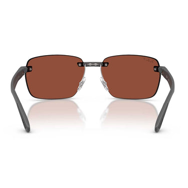 Ray-Ban Occhiali da Sole RB4470CH 60171B Sabbia Grigio/Rosso Unisex Polarizzati 3