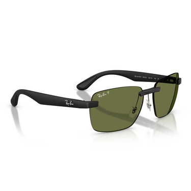 Ray-Ban Occhiali da Sole RB4470CH 601S/2 Sabbia Nero/Verde Unisex Polarizzati 4