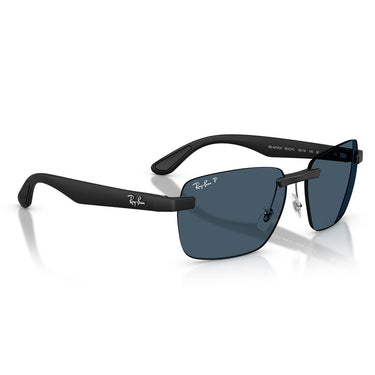 Ray-Ban Occhiali da Sole RB4470CH 601S1C Sabbia Nero/Blu Scuro Unisex Polarizzati 4