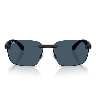 Ray-Ban Occhiali da Sole RB4470CH 601S1C Sabbia Nero/Blu Scuro Unisex Polarizzati