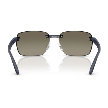 Ray-Ban Occhiali da Sole RB4470CH 63315J Sabbia Blu Scuro Grigio Specchiato Unisex Polarizzat 4