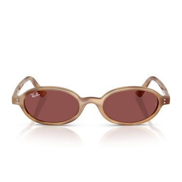 Ray-Ban Occhiali da Sole RB4472 685675 Marrone Crema Violetto Scuro Unisex