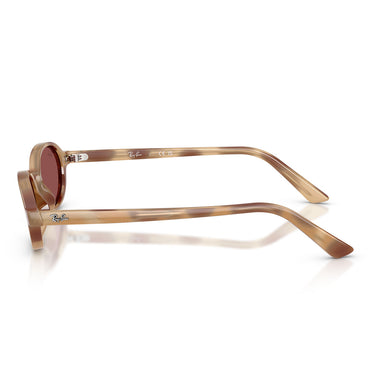 Ray-Ban Occhiali da Sole RB4472 685675 Marrone Crema Violetto Scuro Unisex 3