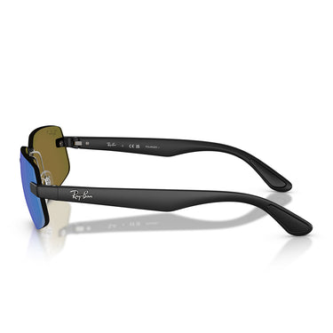 Ray-Ban Occhiali da Sole RB4475CH 601SA1 Sabbia Nero/Blu Specchiato Unisex Polarizzati