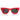 Ray-Ban Sonnenbrille RB4940 683187 Wayfarer Puffer X ASAP Rocky Rot/Ultra Schwarz Unisex