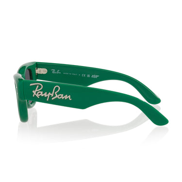 Ray-Ban Sonnenbrille RB4940B 685987 Wayfarer Puffer X ASAP Rocky Grün Mit Strass Ultra Schwarz Unisex 3