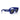 Ray-Ban Okulary Przeciwsłoneczne RB4940B 686087 Wayfarer Puffer X ASAP Rocky Niebieskie Z Kryształkami Ultra Black Unisex 3