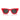 Ray-Ban Sonnenbrille RB4940B 686187 Wayfarer Puffer X ASAP Rocky Rot Mit Strass Ultra Schwarz Unisex