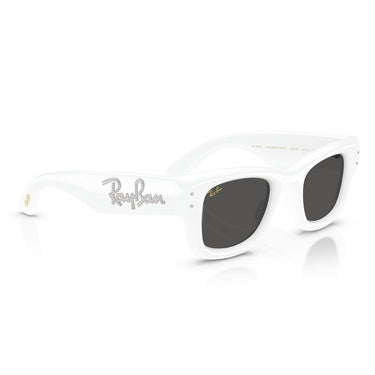 Ray-Ban Sonnenbrille RB4940B 686387 Wayfarer Puffer X ASAP Rocky Weiß Mit Strass/Ultra Schwarz Unisex 5