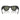 Ray-Ban Occhiali da Sole RB4940B 686430 Wayfarer Puffer X ASAP Rocky Nero con Strass Verde Specchiato Argento Unisex 4