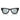 Ray-Ban Occhiali da Sole RB4940B 686430 Wayfarer Puffer X ASAP Rocky Nero con Strass Verde Specchiato Argento Unisex