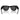 Ray-Ban Lunettes de Soleil RB4940B 686487 Wayfarer Puffer X ASAP Rocky Noir Avec Strass/Ultra Black Unisexe 3