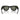 Ray-Ban Occhiali da Sole RB4940BP 686530 Wayfarer Puffer X ASAP Rocky Nero con Strass/Verde Specchiato Argento Unisex 3