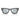 Ray-Ban Occhiali da Sole RB4940BP 686530 Wayfarer Puffer X ASAP Rocky Nero con Strass/Verde Specchiato Argento Unisex