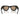 Ray-Ban Occhiali da Sole RB4940BP 68657J Wayfarer Puffer X ASAP Rocky Nero con Strass Marrone Scuro Specchiato Rosé Unisex 4