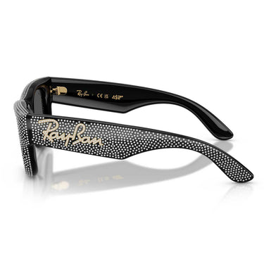Ray-Ban Occhiali da Sole RB4940BP 686587 Wayfarer Puffer X ASAP Rocky Nero e Pavé Strass/Ultra Black Unisex 2