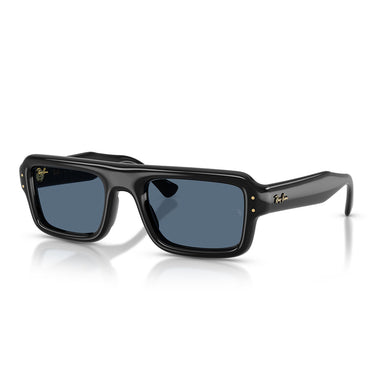 Ray-Ban Occhiali da Sole RB4954 601/80 Flacko Puffer X ASAP Rocky Nero/Blu Scuro Unisex 1