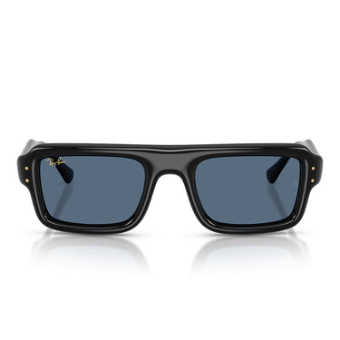 Ray-Ban Occhiali da Sole RB4954 601/80 Flacko Puffer X ASAP Rocky Nero/Blu Scuro Unisex