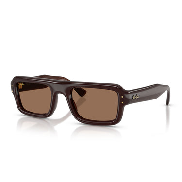 Ray-Ban Occhiali da Sole RB4954 689673 Flacko Puffer X ASAP Rocky Marrone Scuro/Marrone Scuro Unisex 1