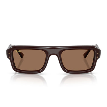 Ray-Ban Occhiali da Sole RB4954 689673 Flacko Puffer X ASAP Rocky Marrone Scuro/Marrone Scuro Unisex