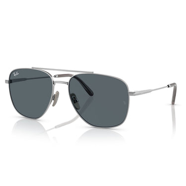Ray-Ban Sonnenbrille RB8097 9209R5 William Titanium Silber/Blau Unisex 1